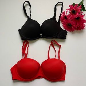 Victorias Secret Pink Bra lot Sz 32C
